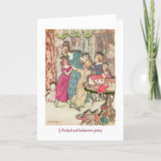 Christmas Card Vintage Charles Dickens Party