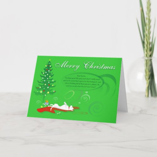 Christmas Card _ White German Shepherd