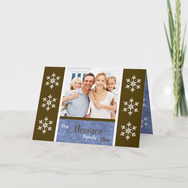 Christmas Card with Family Photo Insert (Front)