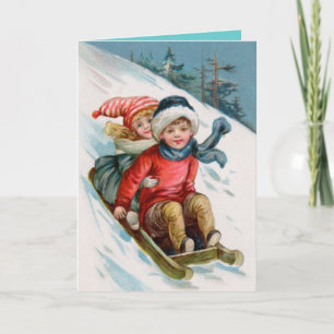 Christmas Card With Matching Postage
