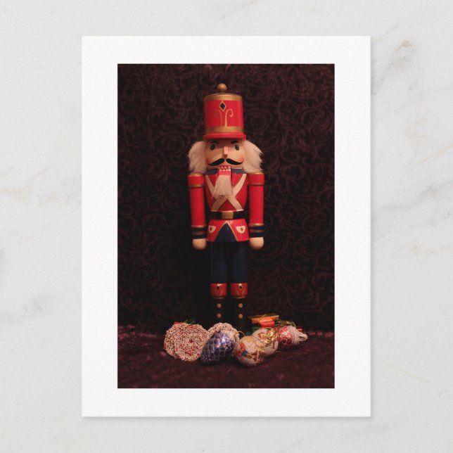 Christmas card with nutcracker (Front)
