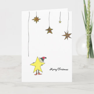 Christmas card with star