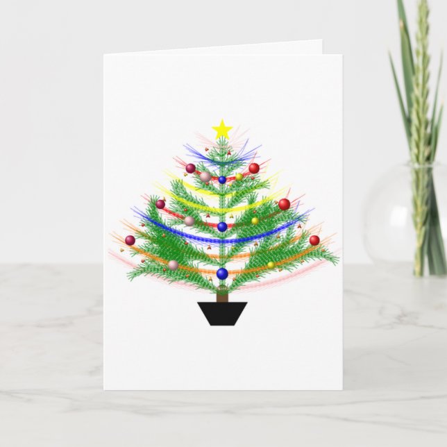 Christmas Card with Tree (Front)
