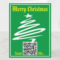 Christmas Card with Your QR Code