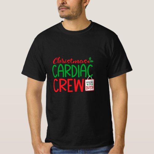 Christmas Cardiac crew cardiology dept T_Shirt