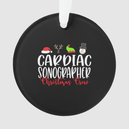 Christmas cardiac sonographer ornament