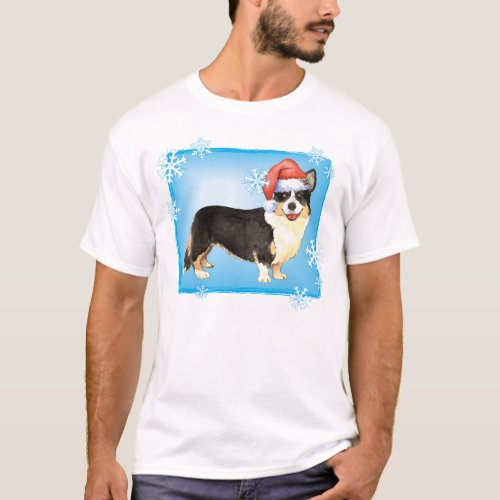 Christmas Cardigan Welsh Corgi T_Shirt