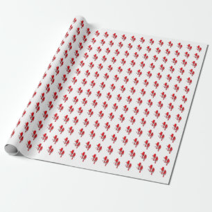 Christmas Cardinal bird classic holiday simple Wrapping Paper