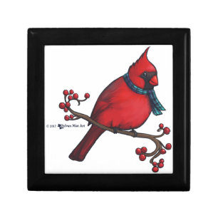 Christmas Cardinal Gift Box