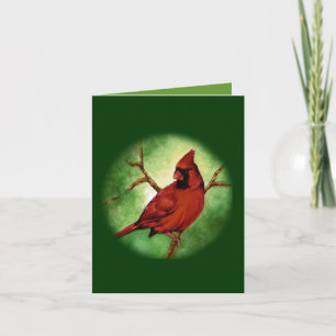 Christmas Cardinal Greeting Card