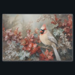 Christmas Cardinal Holly Berry in Winter Decoupage Tissue Paper<br><div class="desc">Add a touch of delicate charm to your gifts and projects with our exquisite tissue paper featuring a beautiful Christmas Cardinal Holly Berry in Winter crafts. Elevate your packaging and decoupage crafting with these elegant designs, perfect for weddings, birthdays, and special occasions. Shop now and make every presentation a work...</div>