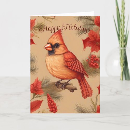 Christmas Cardinal _ Motivational Holiday Card