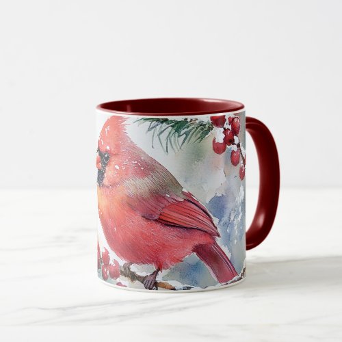 Christmas Cardinal Mug