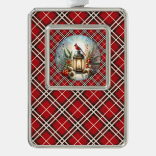 Christmas Cardinal Remember Loved one Lantern Ornament