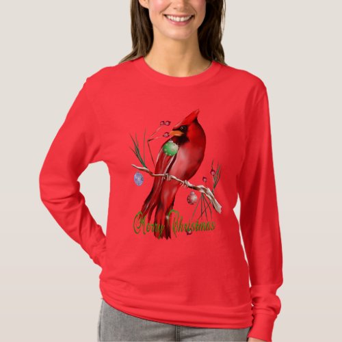 Christmas Cardinal Shirt