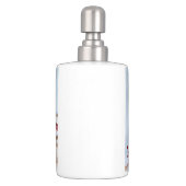 Christmas Cardinal Soap Dispenser & Toothbrush Holder (Back)
