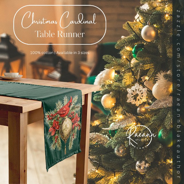 Christmas Cardinal Table Runner (Creator Uploaded)