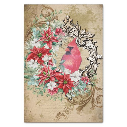 Christmas Cardinal Tissue Paper