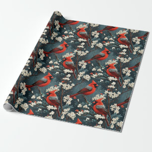  Christmas Cardinal Wrapping Paper