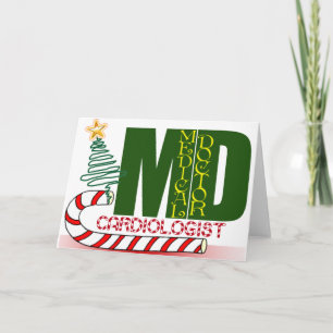 CHRISTMAS CARDIOLOGIST HOLIDAY CARD