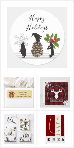 Christmas Cards・Address Labels・Stickers・Gift Wrap