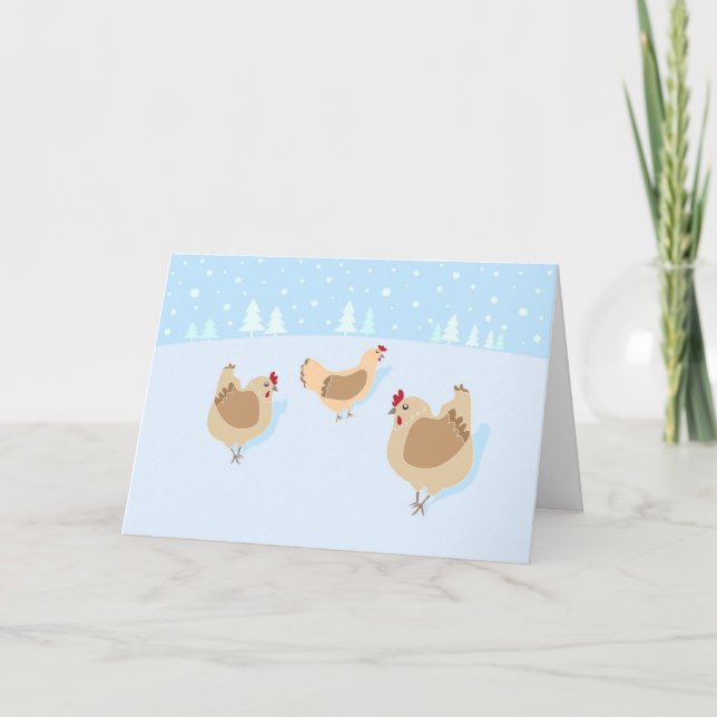 Christmas Cards for Chicken Lovers! (Front)