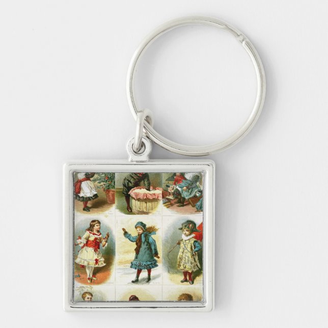 Christmas cards keychain (Front)
