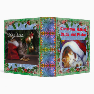 Christmas Cards Photos album 3 Ring Binder