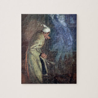Christmas Carol 1911c Vintage Art Print Jigsaw Puzzle