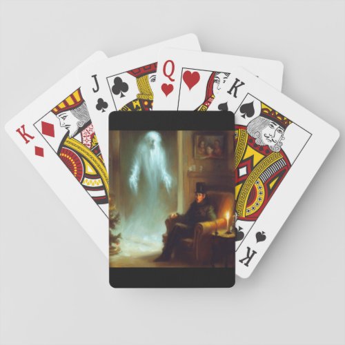 Christmas Carol Ghost of Christmas Past Playing Cards