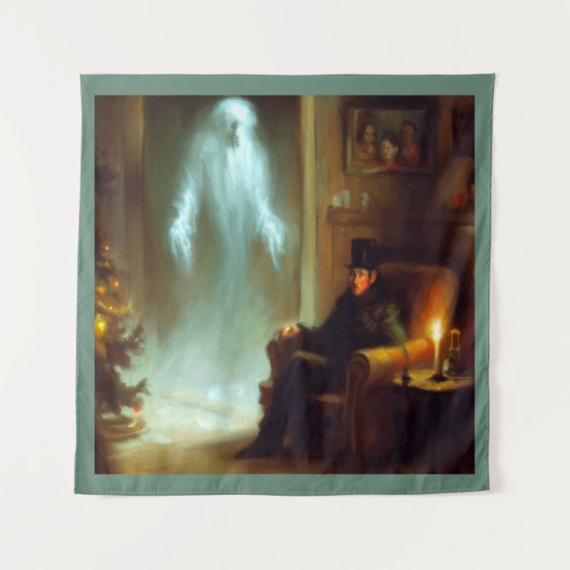 Christmas Carol Ghost of Christmas Past Tapestry (Front)