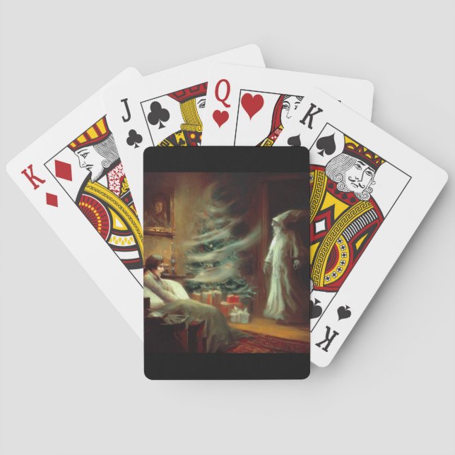 Christmas Carol Ghost of Christmas Present Poker Cards (Back)