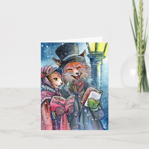 Christmas Carol Holiday Card