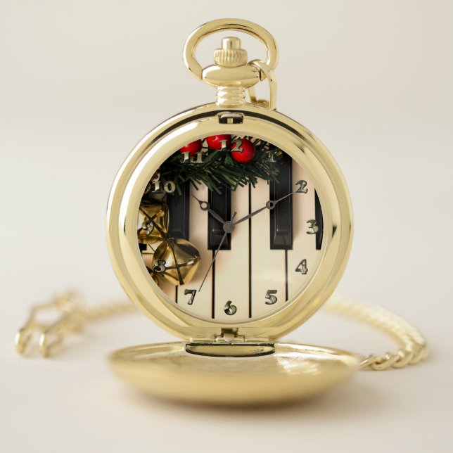 Christmas Carol Music Room Pocket Watch (Inside)
