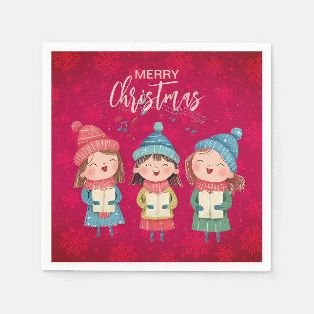 Christmas Carol  Napkins (Front)