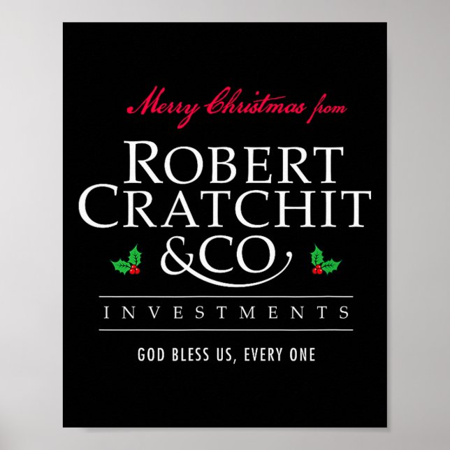 Christmas Carol Robert Bob Cratchit Ebenezer Scroo Poster (Front)