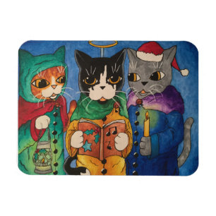 Christmas Carol Singers Magnet