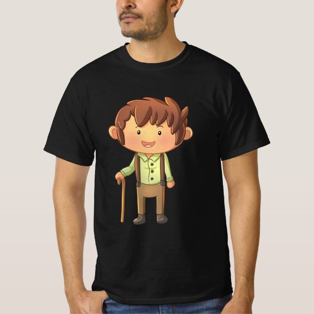Christmas Carol Tiny Tim T-Shirt (Front)