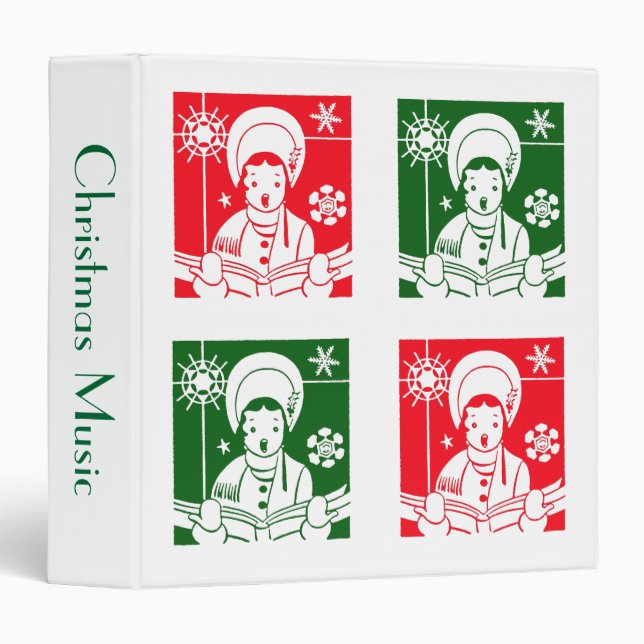 Christmas Caroler Binder (Front/Spine)