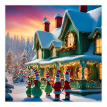Christmas carolers in Whoville-Inspired 