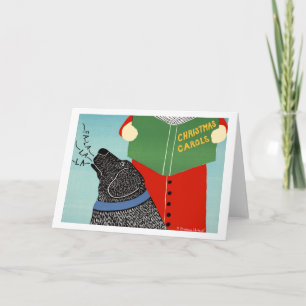 Christmas Caroling Card - Stephen Huneck