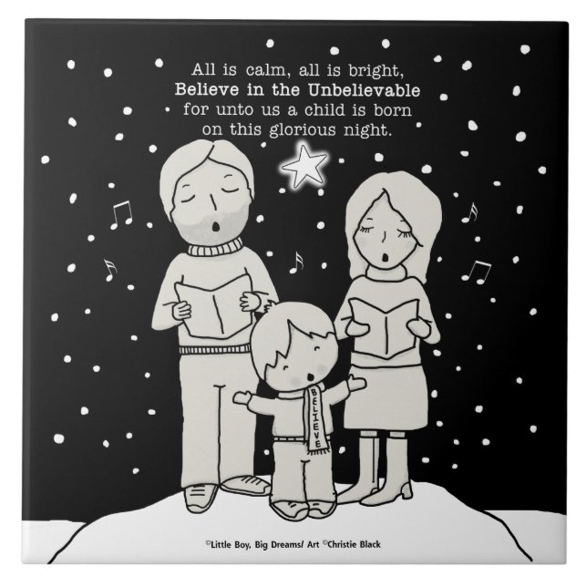 Christmas Caroling Tile (Front)