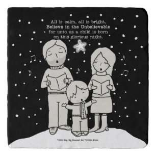 Christmas Caroling Trivet
