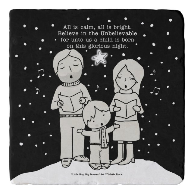 Christmas Caroling Trivet (Front)