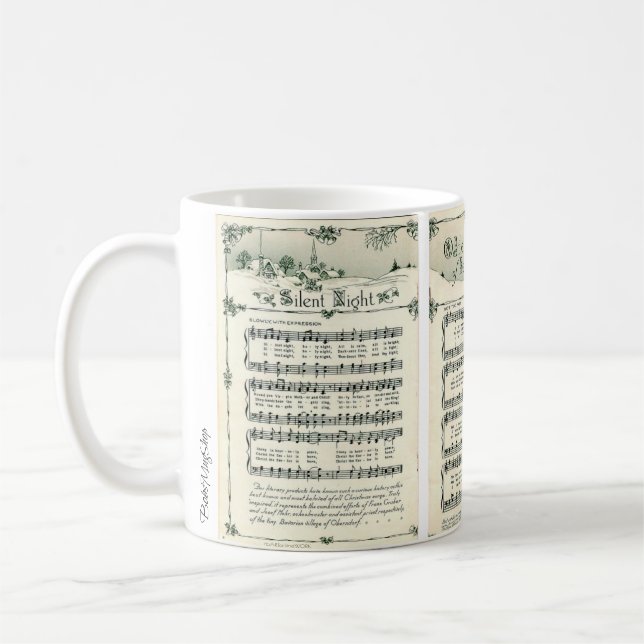 Christmas Carols Coffee Mug (Left)