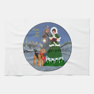 Christmas Carols Kitchen Towel