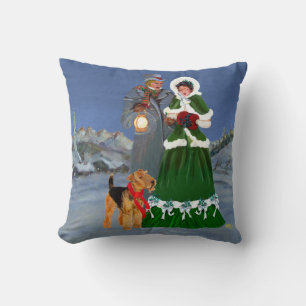 Christmas Carols Throw Pillow