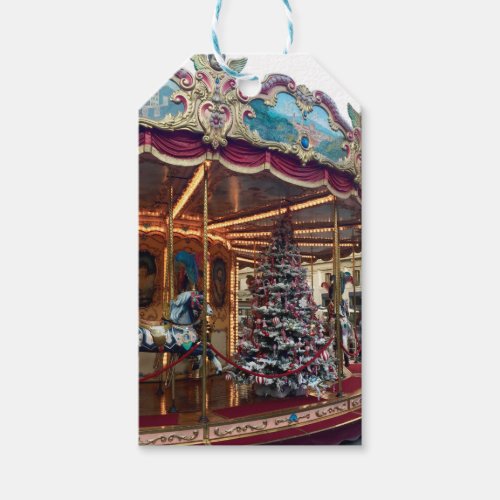 Christmas Carousel Gift Tags