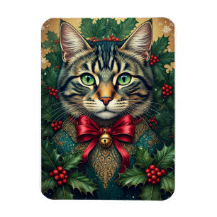Christmas Cat 2024 Magnet