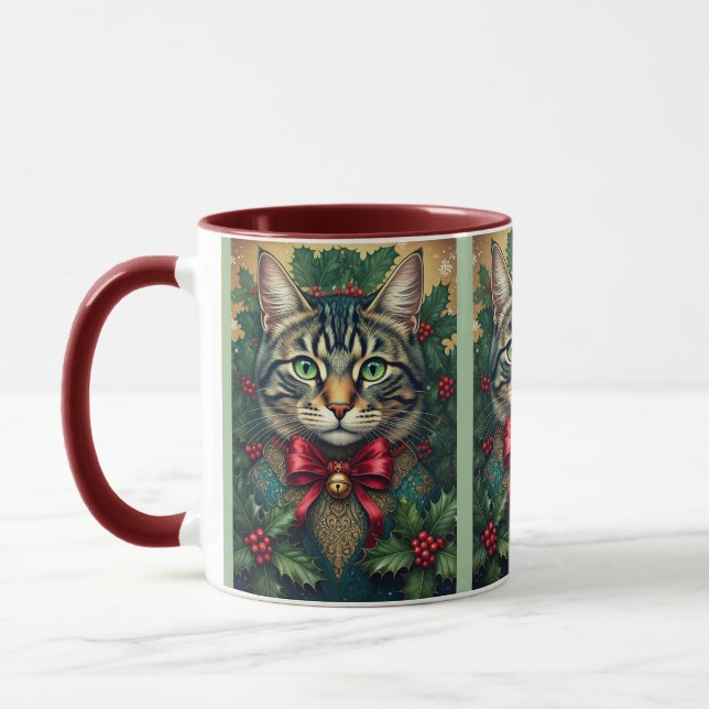 Christmas Cat 2024 Mug (Left)